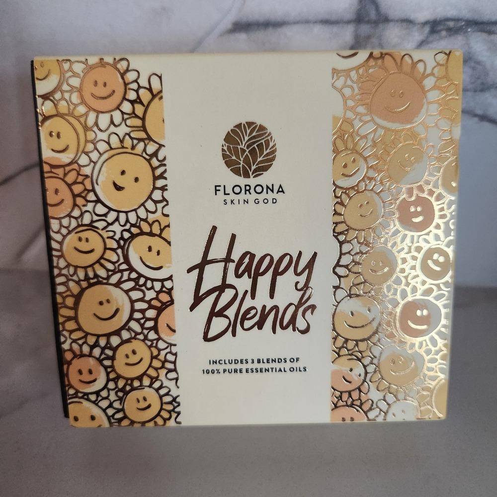 Florona Skin God Happy Blends Essential Oils Set 3x10ml Stabilizing Soothing